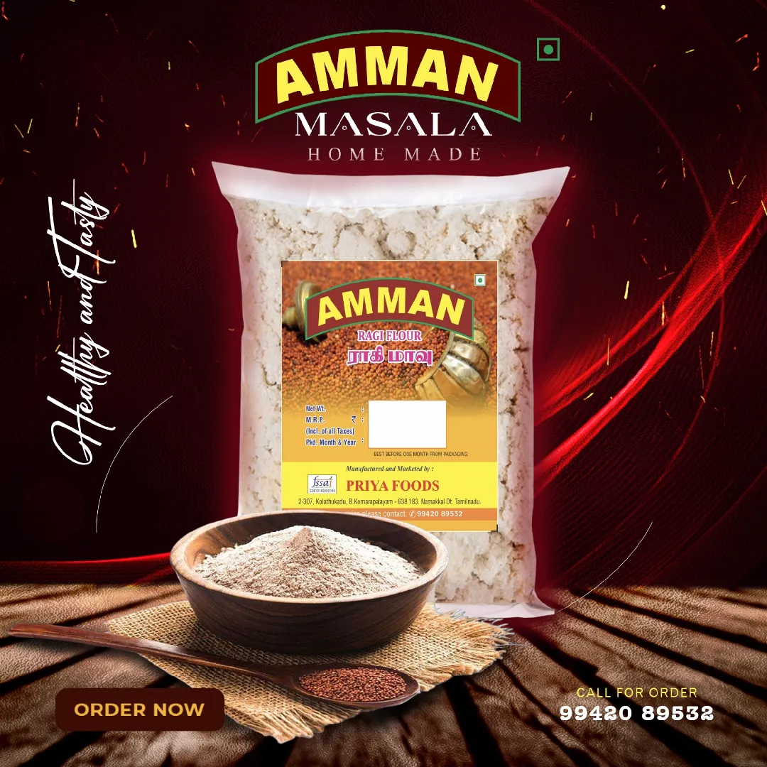 Ragi Mavu at Amman Masala