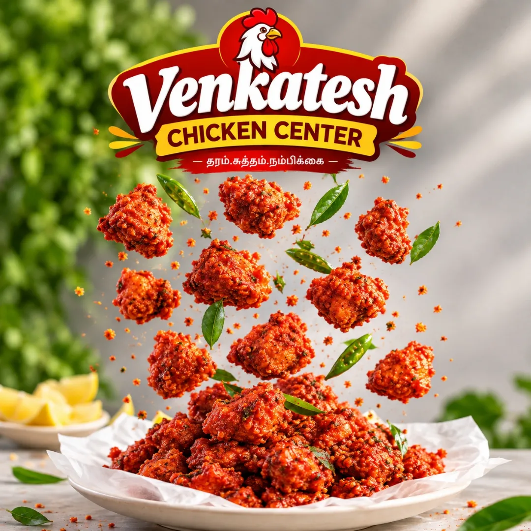 chicken chilli 100gm at venkatesh chicken center