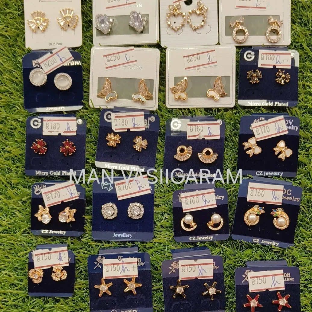 dailywear studs at M.A.N VASIIGARAM