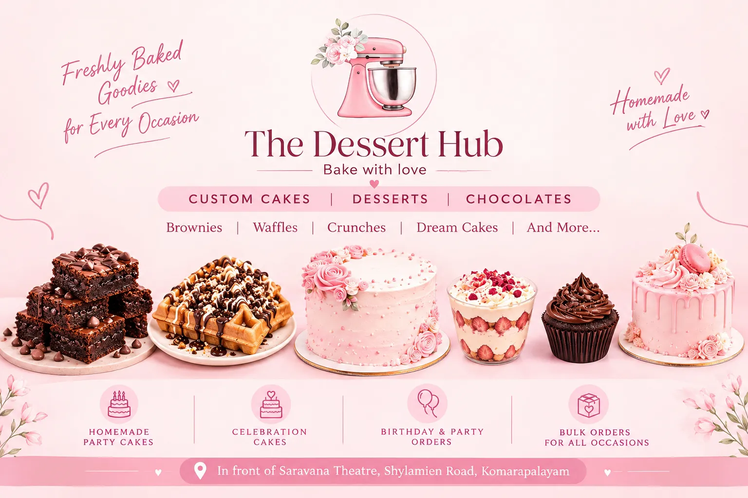 The Dessert Hub, Food Carts & Stalls in Komarapalayam